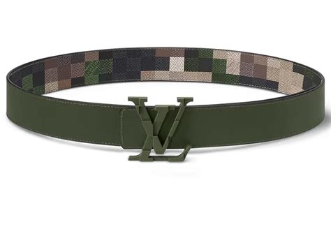 green lv belt|LV Mega Pixel 40mm Reversible Belt .